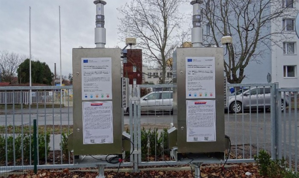 Mobilní zařízení na měření kvality ovzduší ve Středočeském kraji